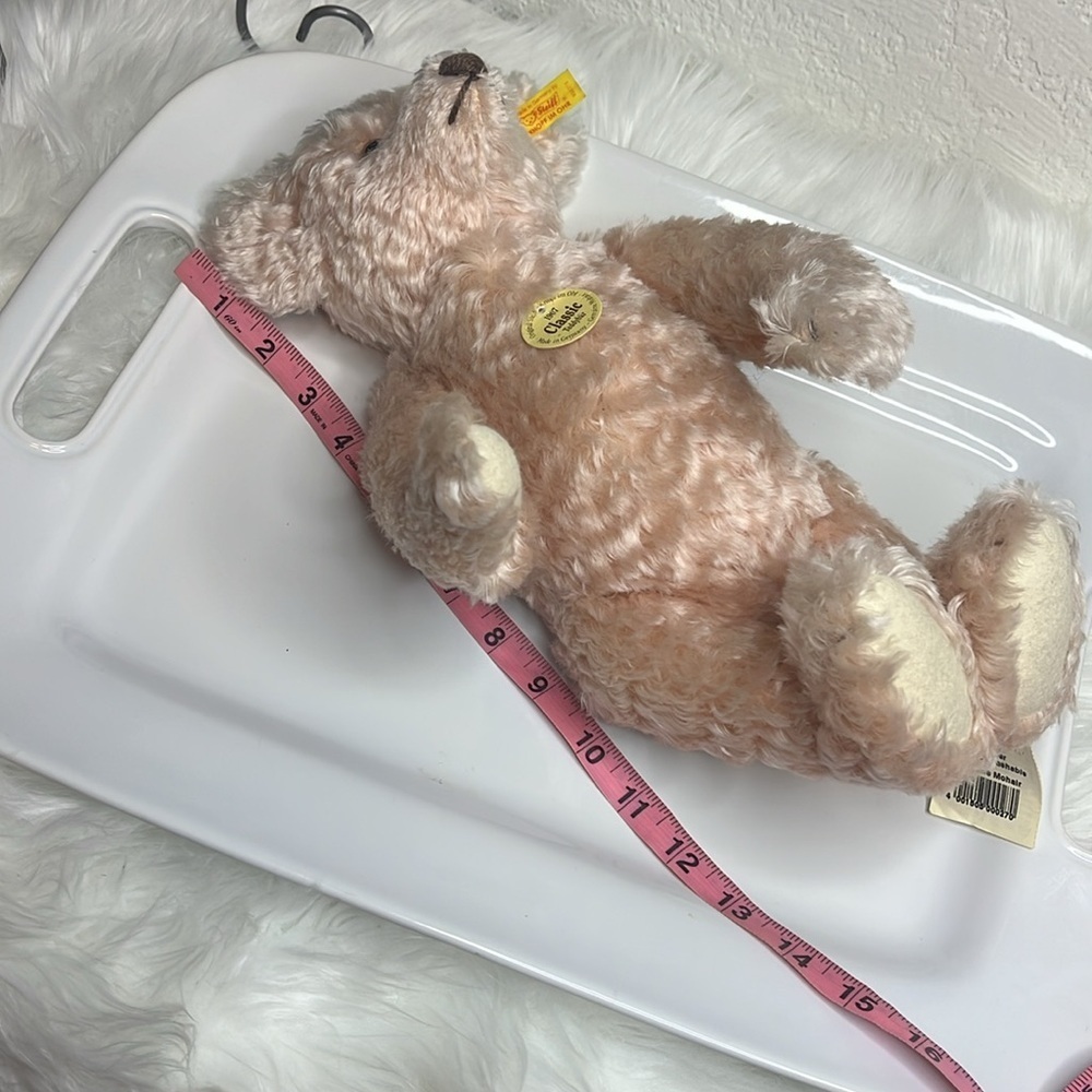 Steiff 1907 Classic Pink Mohair Teddy - Picture 9 of 10